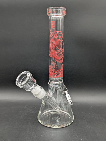 Milkyway Glass Koi Carp 10″ Beaker Bong-Avernic Smoke Shop