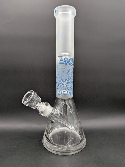 Milkyway Glass "Lotus X" 14" Beaker Bong-Avernic Smoke Shop