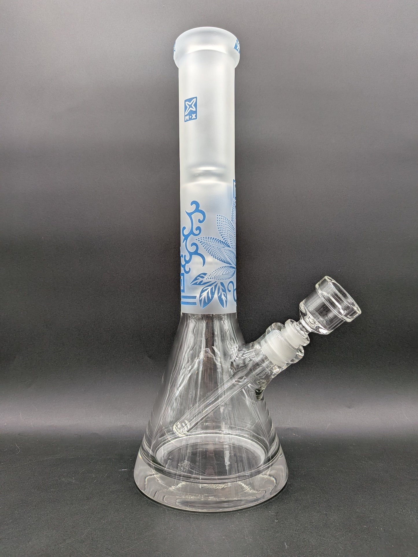 Milkyway Glass "Lotus X" 14" Beaker Bong-Avernic Smoke Shop