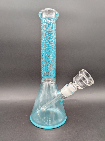 Milkyway Glass "Mitochondria" 10″ Beaker Bong-Avernic Smoke Shop