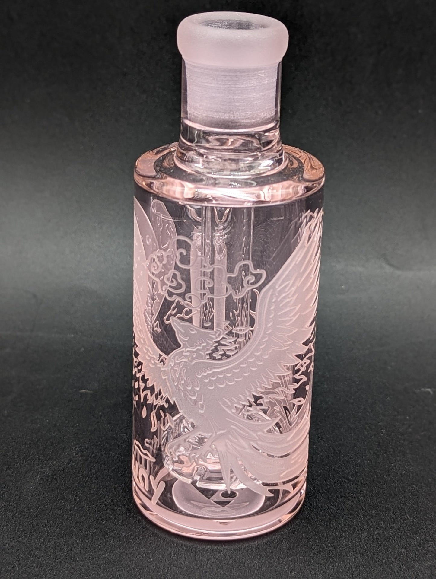 Milkyway Glass "Phoenix" Wet Ash Catcher 14mm - Pink - Meech Madness Smoke Shop