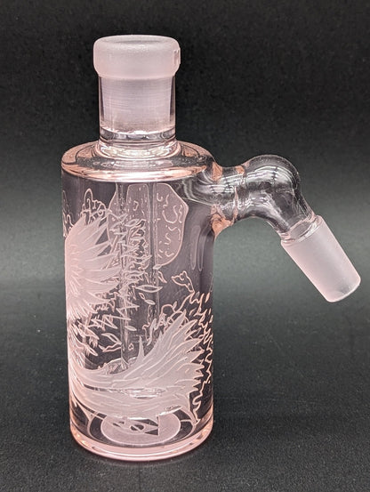 Milkyway Glass "Phoenix" Wet Ash Catcher 14mm - Pink - Meech Madness Smoke Shop