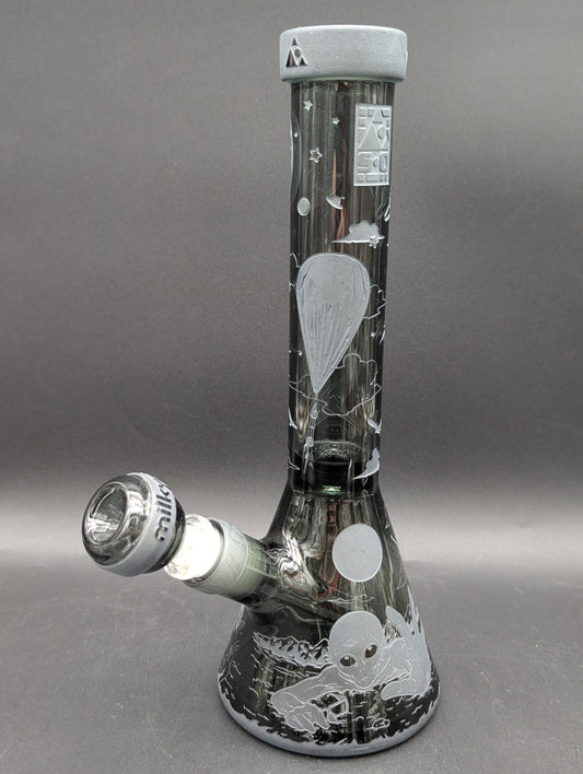 Milkyway Glass Roswell 1947 11" Beaker-Avernic Smoke Shop