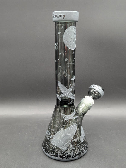 Milkyway Glass Roswell 1947 11" Beaker-Avernic Smoke Shop