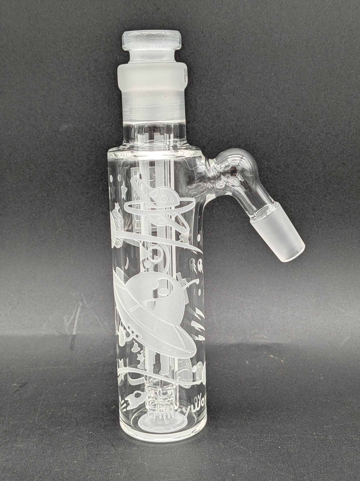 Milkyway Glass "Space Odyssey" 14mm 45° Wet Ash Catcher-Avernic Smoke Shop