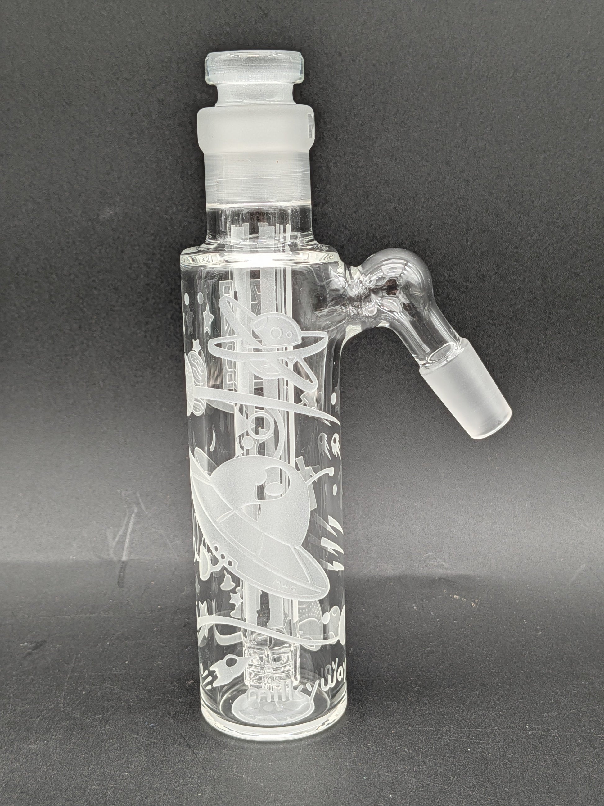 Milkyway Glass "Space Odyssey" 14mm 45° Wet Ash Catcher-Avernic Smoke Shop