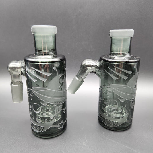 Milkyway Glass "Space Odyssey" Wet Ashcatcher 14mm - Meech Madness Smoke Shop