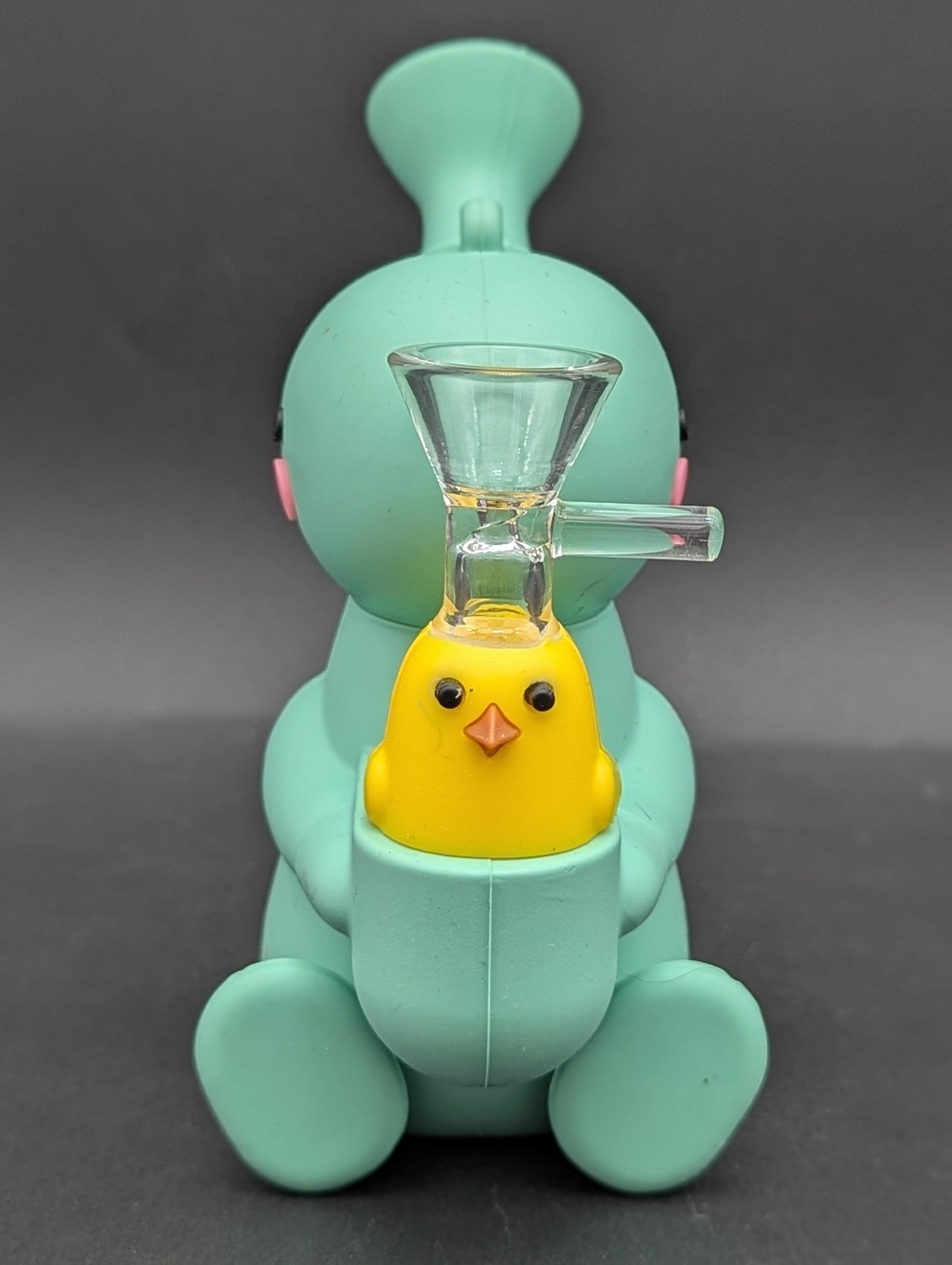 Mini Dino and Chick Silicone Bubbler