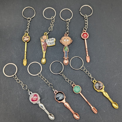 Mini Keychain Scooper Dab Tools