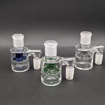 Mini Slitted Disc Ash catchers 18mm 90 Degrees - Meech Madness Smoke Shop