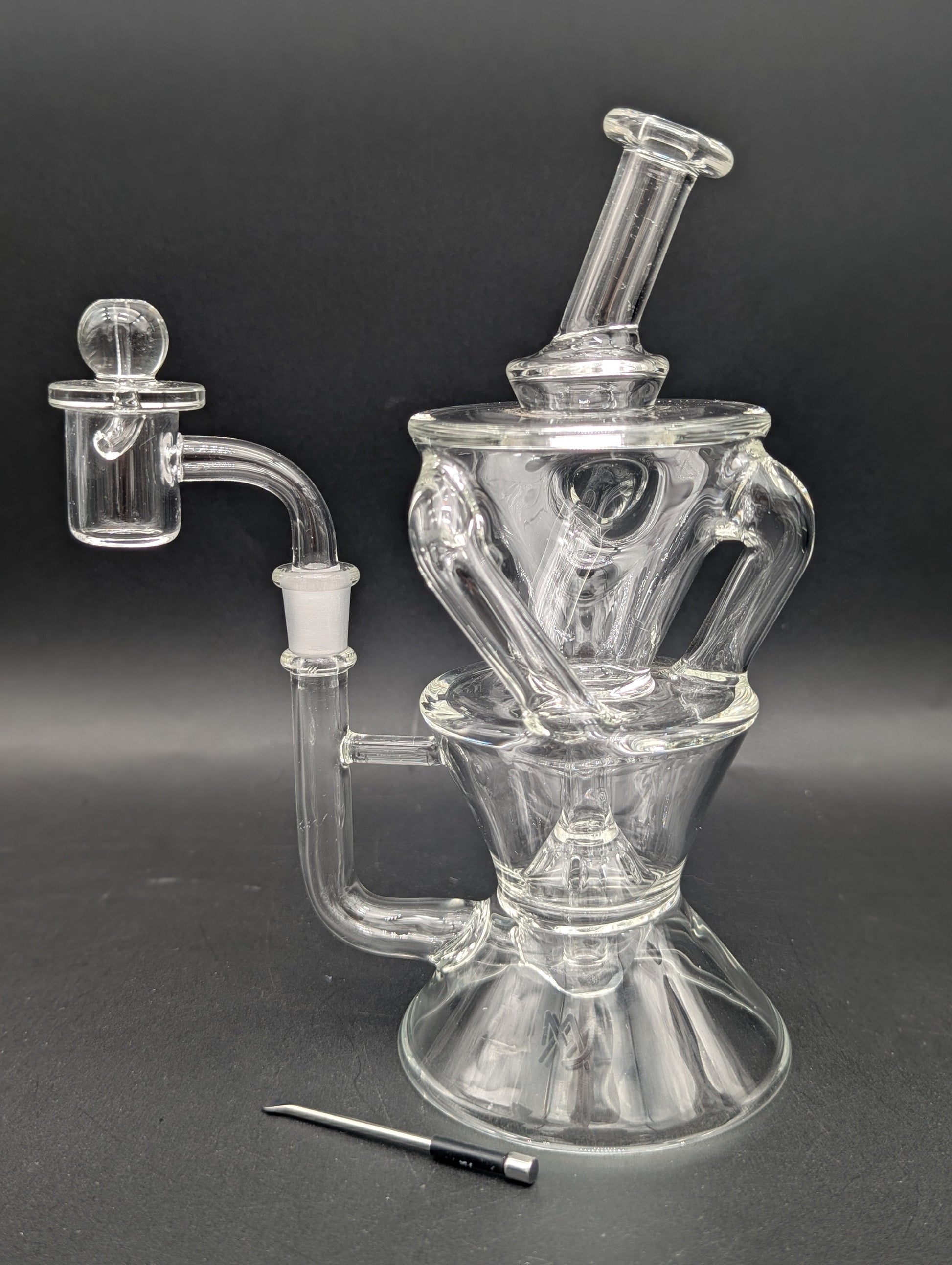 MJ Arsenal Triad Recycler Dab Rig 7"-Avernic Smoke Shop