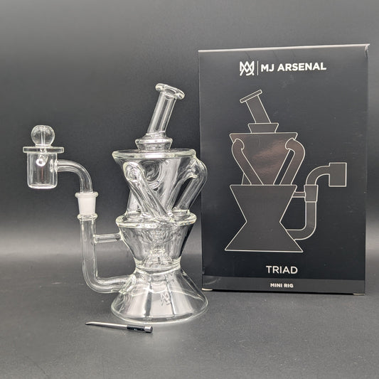 MJ Arsenal Triad Recycler Dab Rig 7"-Avernic Smoke Shop