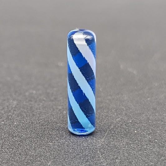 Mothership Glass Blue Spiral Terp Pillar - Meech Madness Smoke Shop