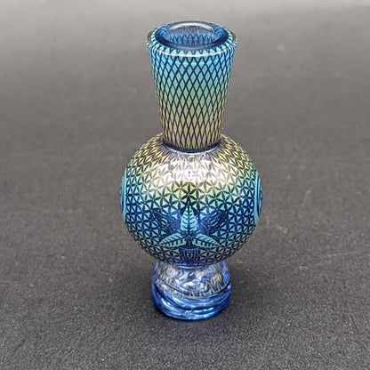 Mothership Glass "Flower of Life" Bubble Cap-Avernic Smoke Shop