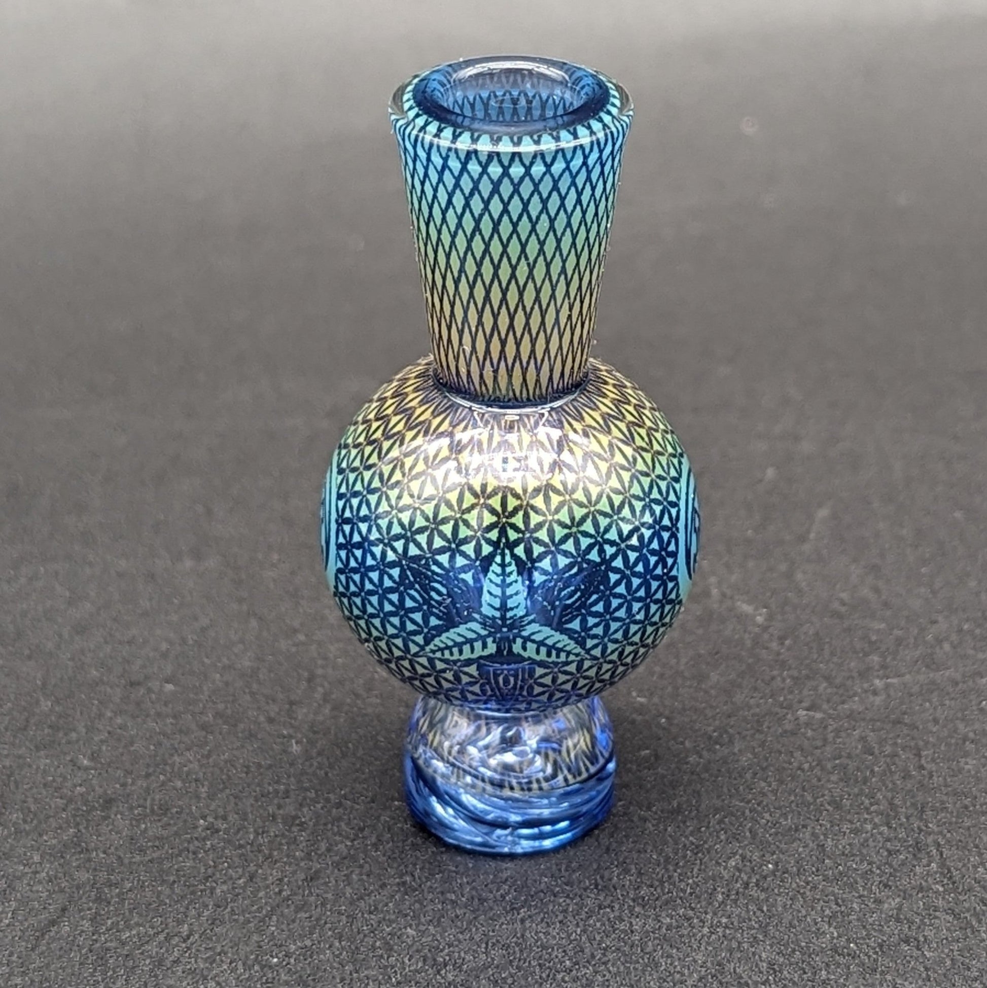 Mothership Glass "Flower of Life" Bubble Cap - Meech Madness Smoke Shop