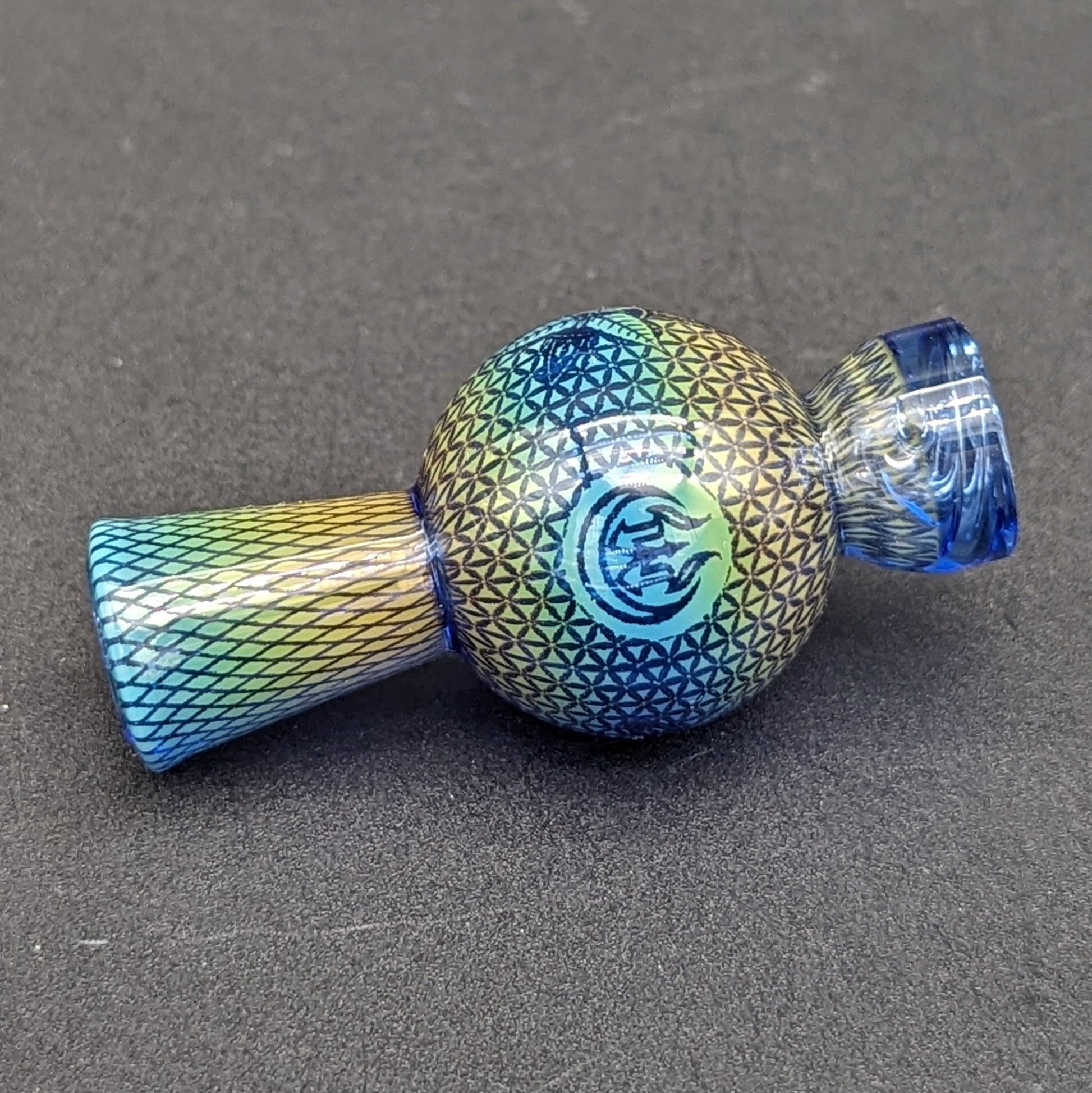 Mothership Glass "Flower of Life" Bubble Cap - Meech Madness Smoke Shop