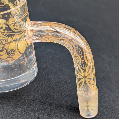 Mothership Glass "Meltdown 2025" Hologram Banger 10mm - Meech Madness Smoke Shop