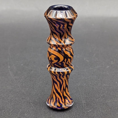 Mothership Glass "Tiger Safari" Chillum-Avernic Smoke Shop