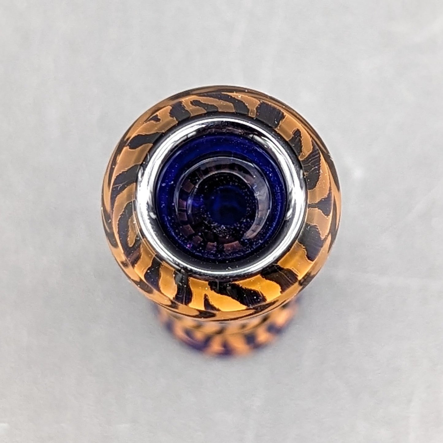 Mothership Glass "Tiger Safari" Chillum - Meech Madness Smoke Shop