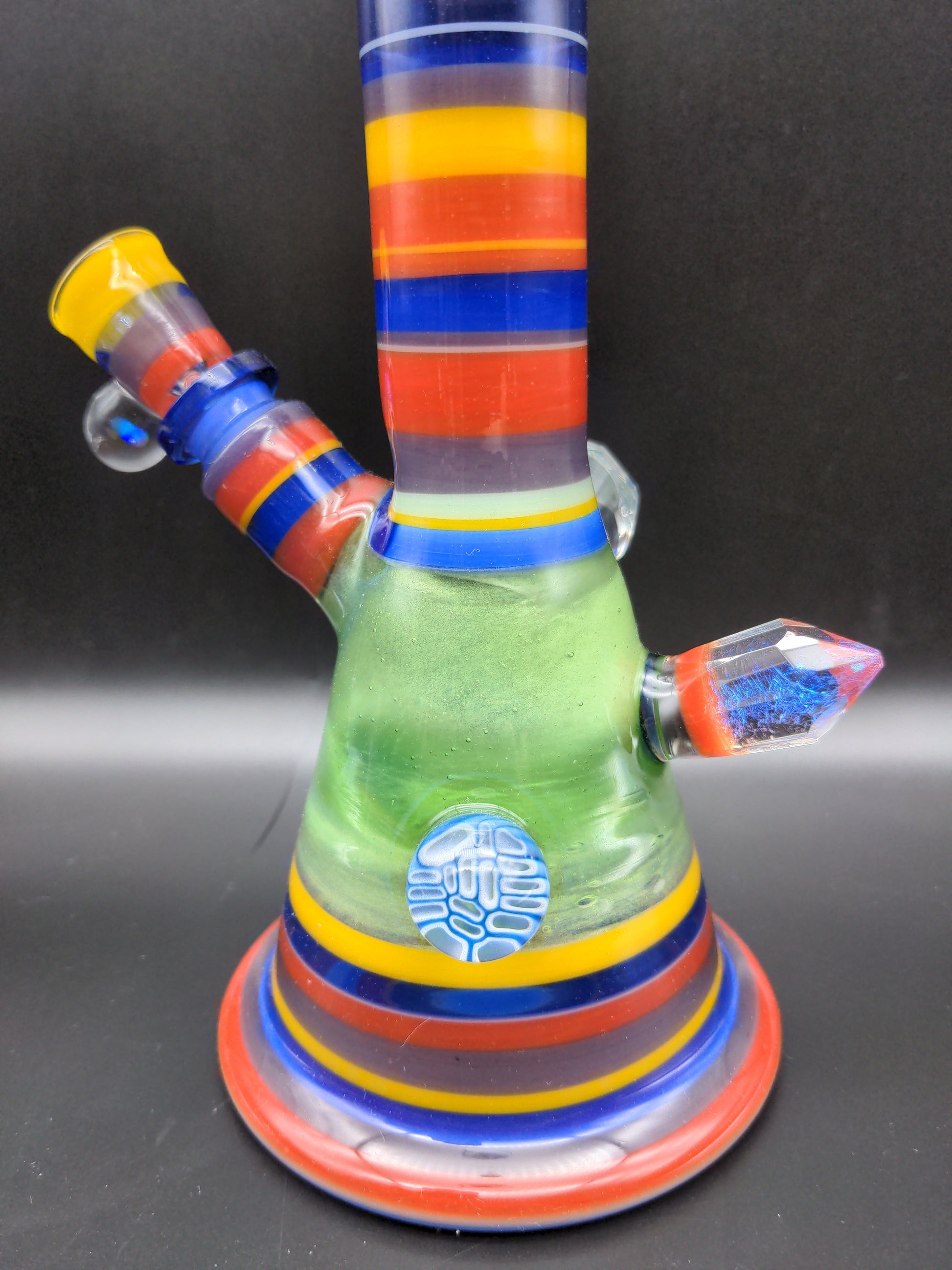 Multi Color Heady Gem Beakers - by Colin Kennedy - Avernic Smoke Shop