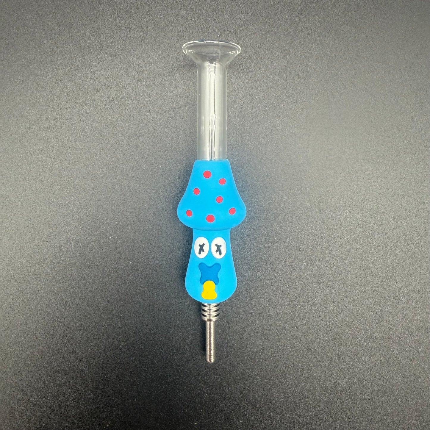 Mushroom Silicone Nectar Collector with Titanium Tip - Meech Madness Smoke Shop