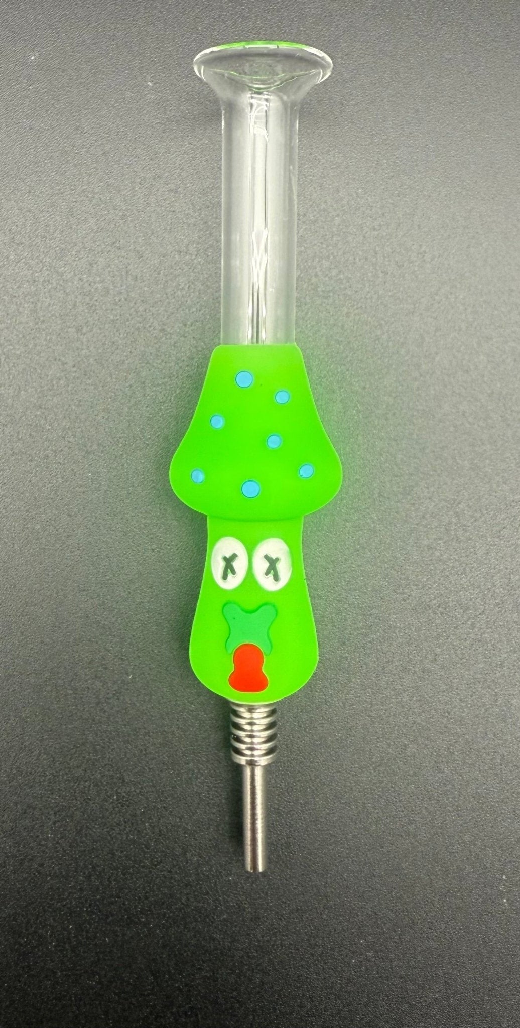 Mushroom Silicone Nectar Collector with Titanium Tip - Meech Madness Smoke Shop