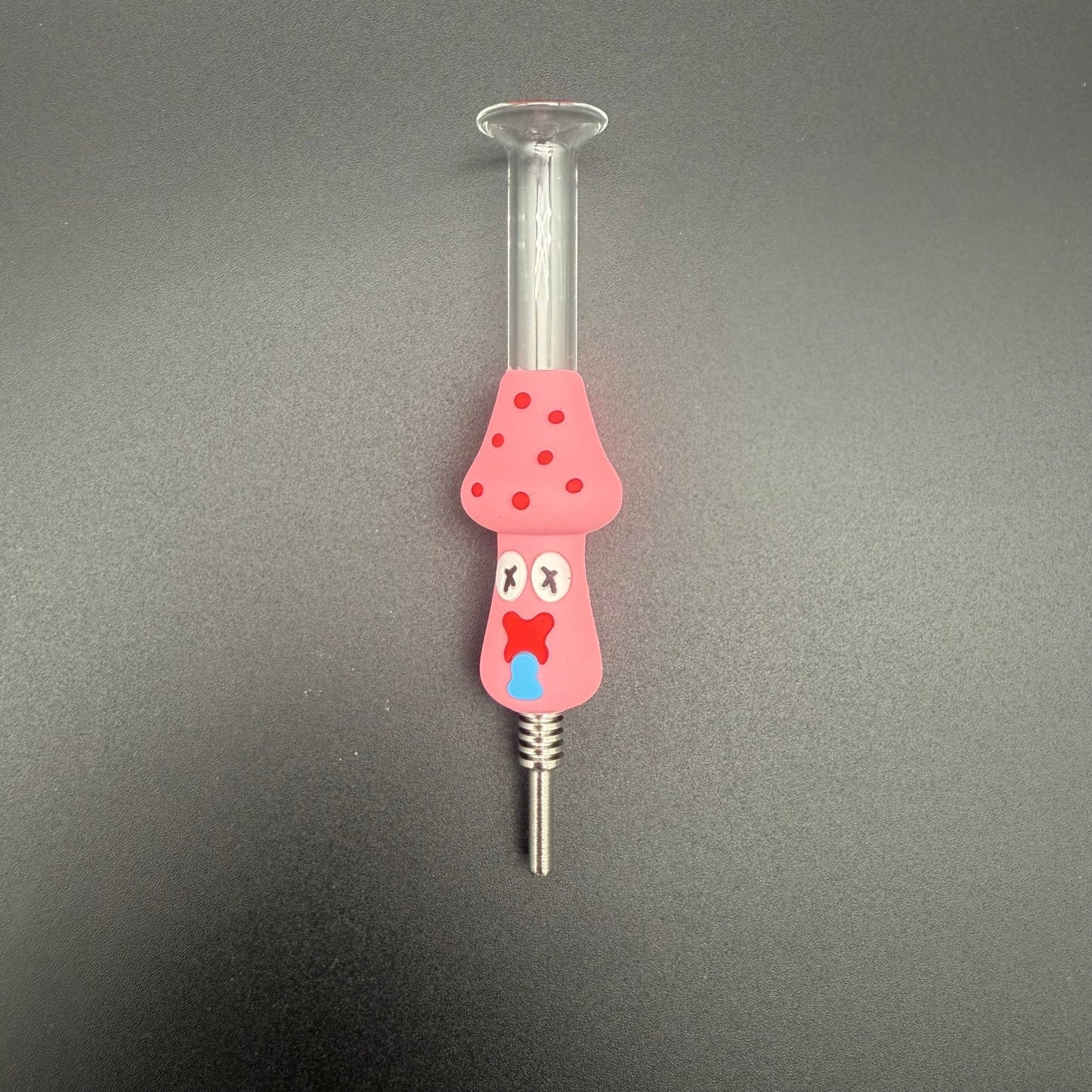 Mushroom Silicone Nectar Collector with Titanium Tip - Meech Madness Smoke Shop