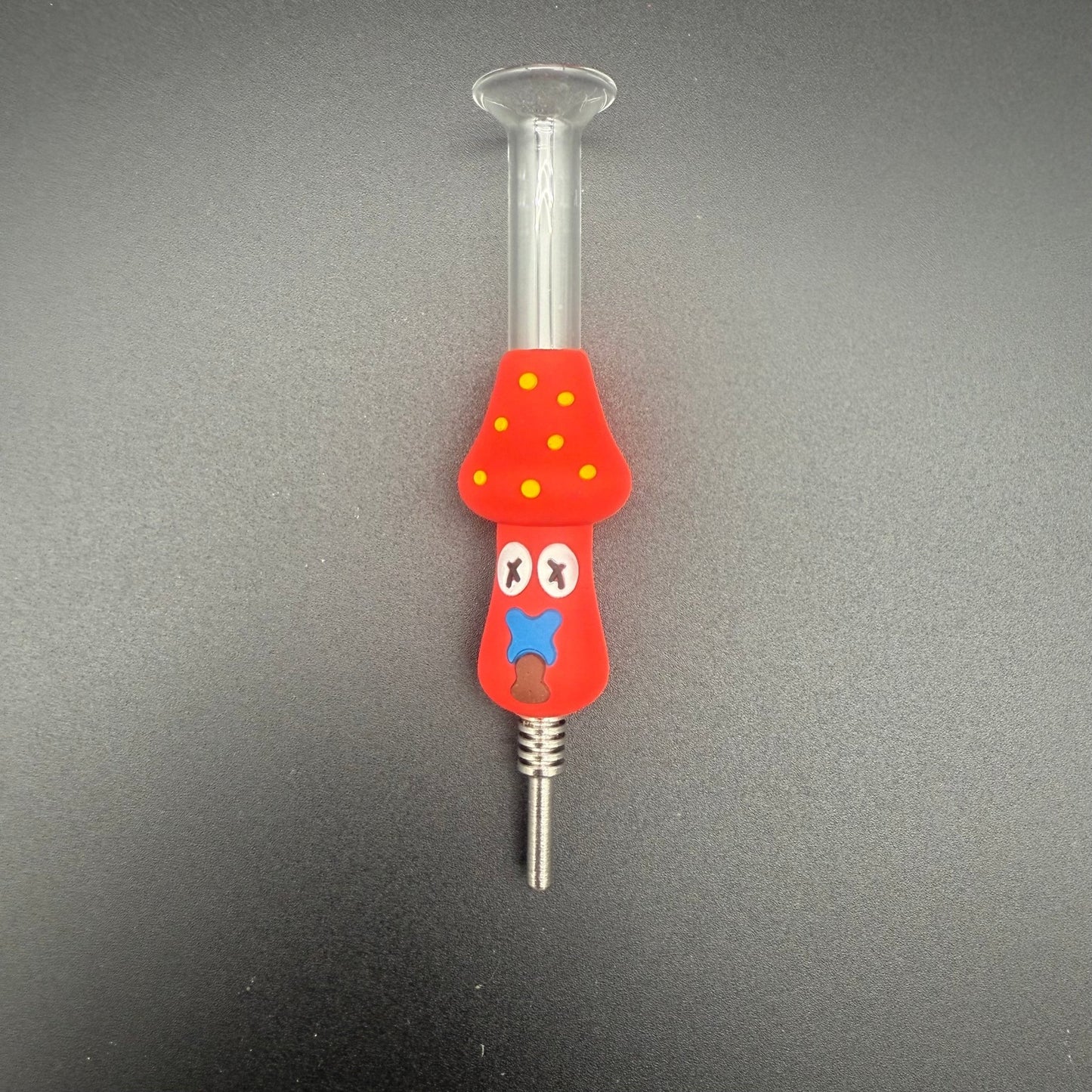 Mushroom Silicone Nectar Collector with Titanium Tip - Meech Madness Smoke Shop