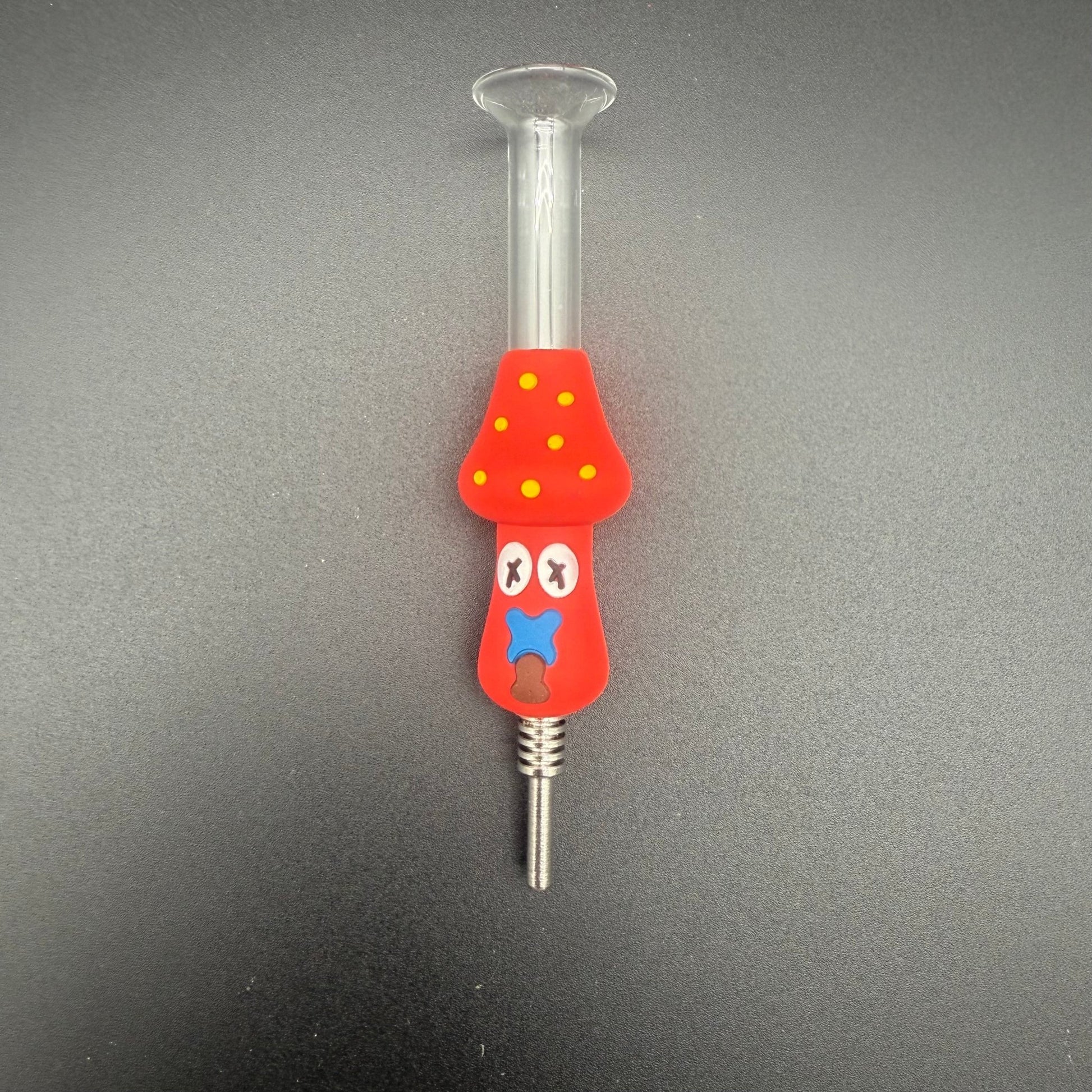 Mushroom Silicone Nectar Collector with Titanium Tip - Meech Madness Smoke Shop