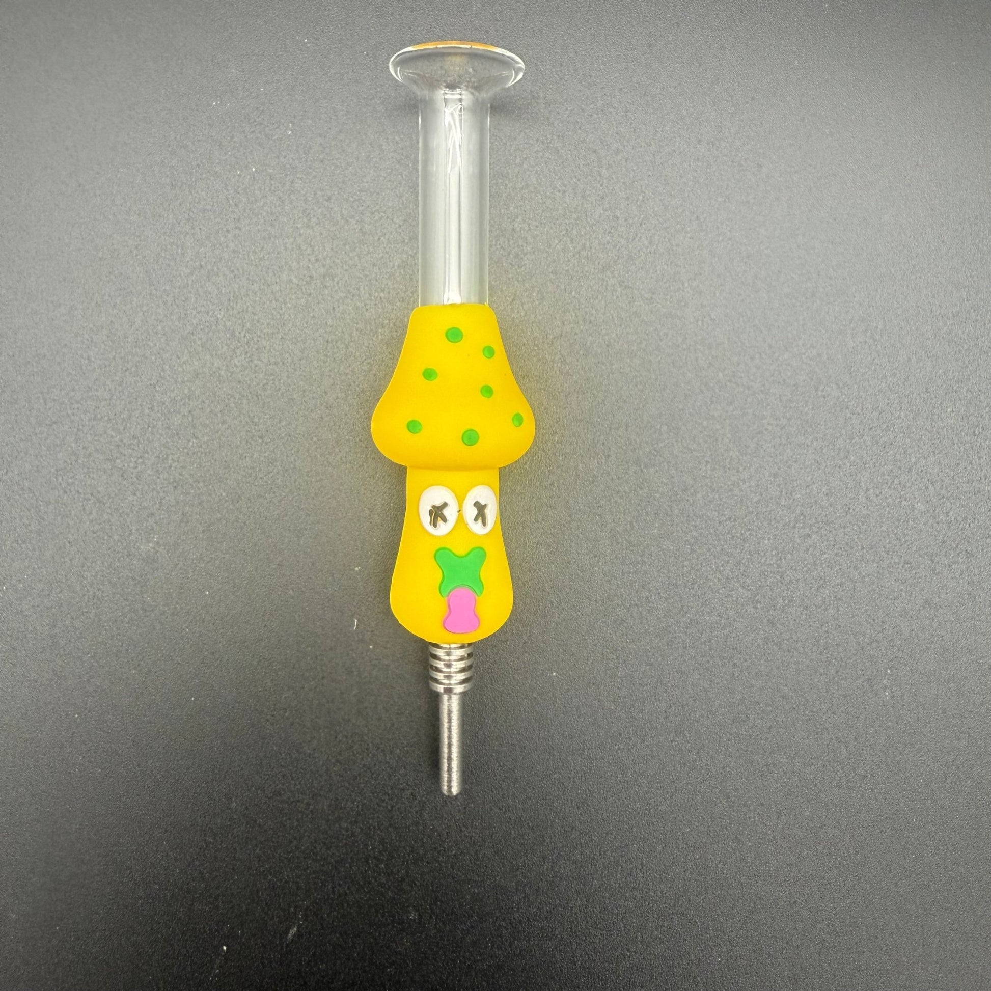Mushroom Silicone Nectar Collector with Titanium Tip - Meech Madness Smoke Shop