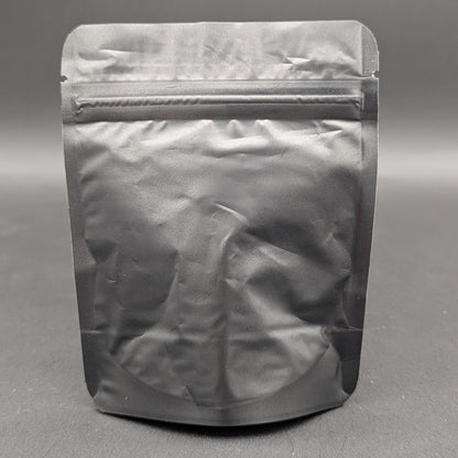 Mylar Bag Matte Black/Black- 1/8 (3.5g)-Avernic Smoke Shop