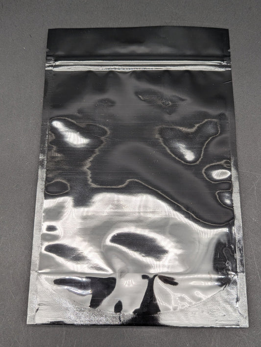 Mylar Bag Opaque Black 1 Oz - 28 Grams - Meech Madness Smoke Shop