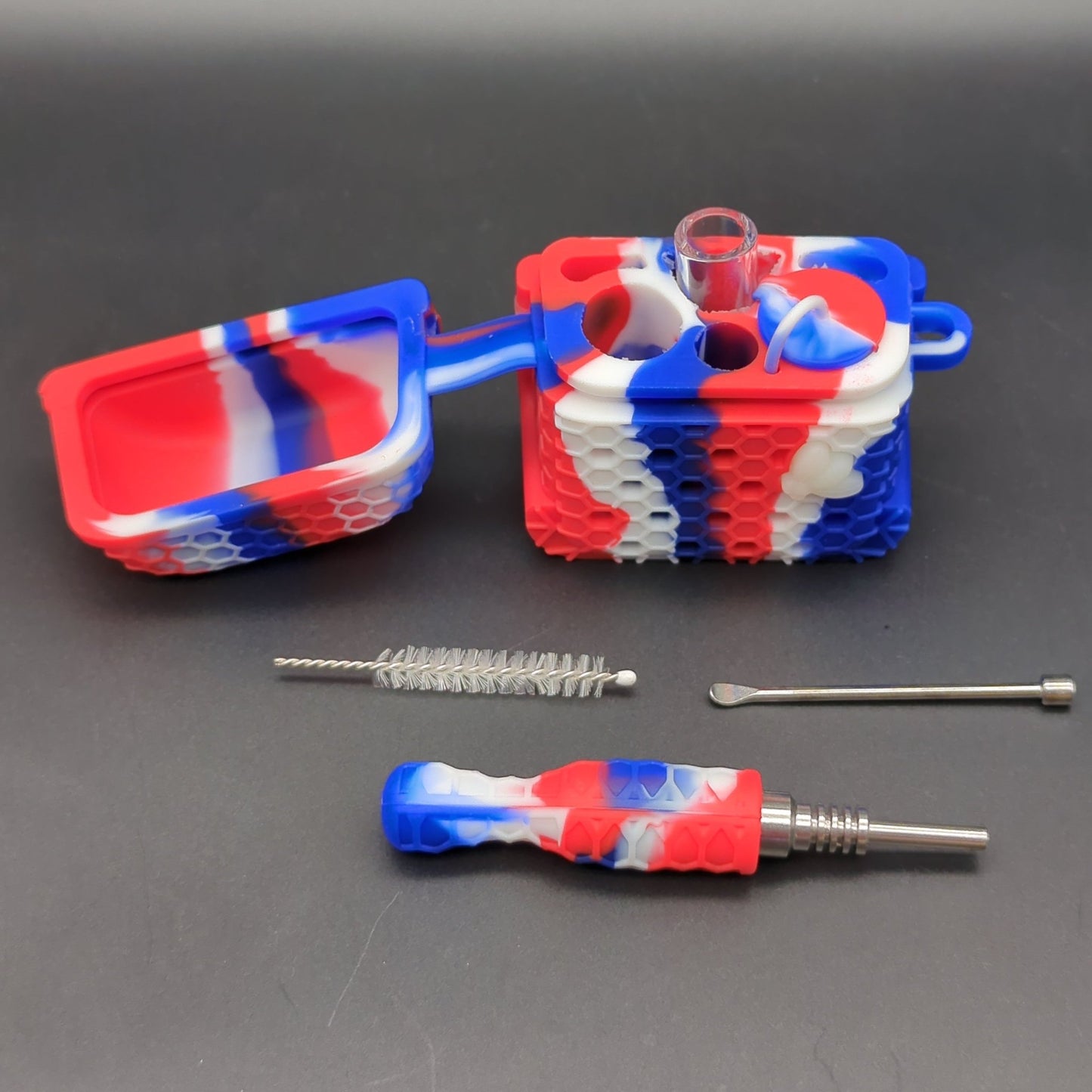 Nectar Collector Kit w/ Silicone Holding case - Meech Madness Smoke Shop