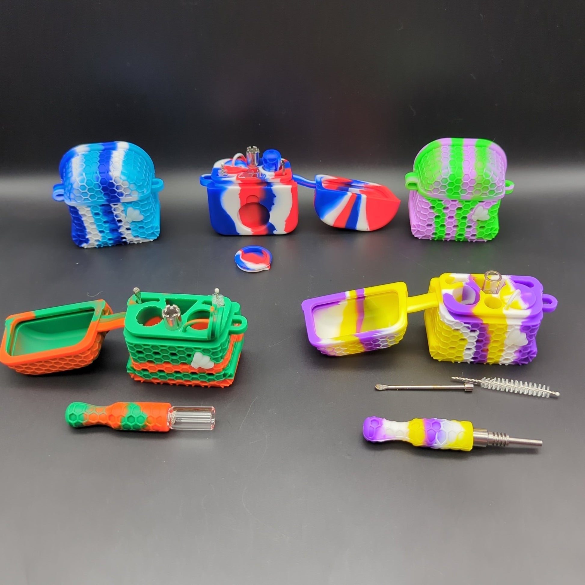 Nectar Collector Kit w/ Silicone Holding case - Meech Madness Smoke Shop