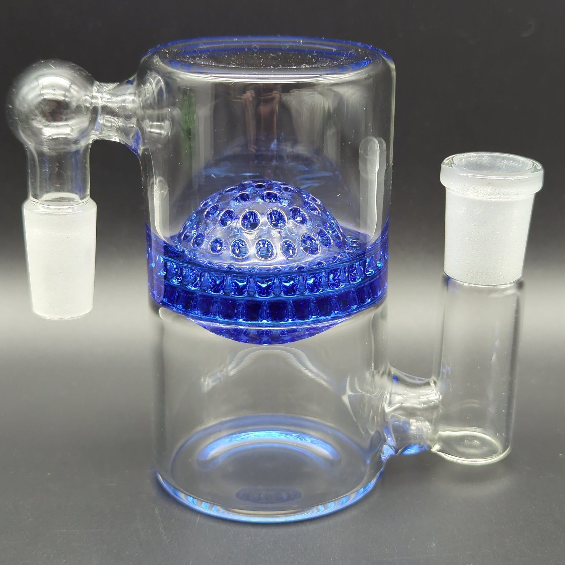Netted Disc Wet Ash Catcher 14mm 90 Degrees-Meech Madness Smoke Shop