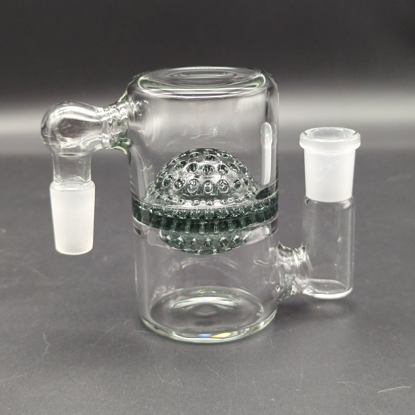 Netted Disc Wet Ash Catcher 14mm 90 Degrees-Meech Madness Smoke Shop