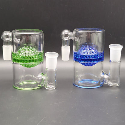 Netted Disc Wet Ash Catcher 14mm 90 Degrees-Meech Madness Smoke Shop