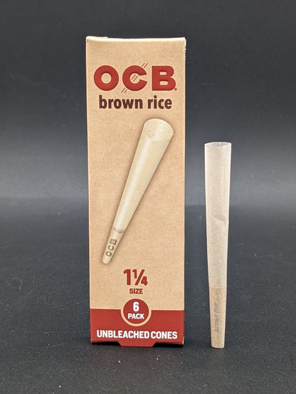 OCB Brown Rice Cones-Avernic Smoke Shop