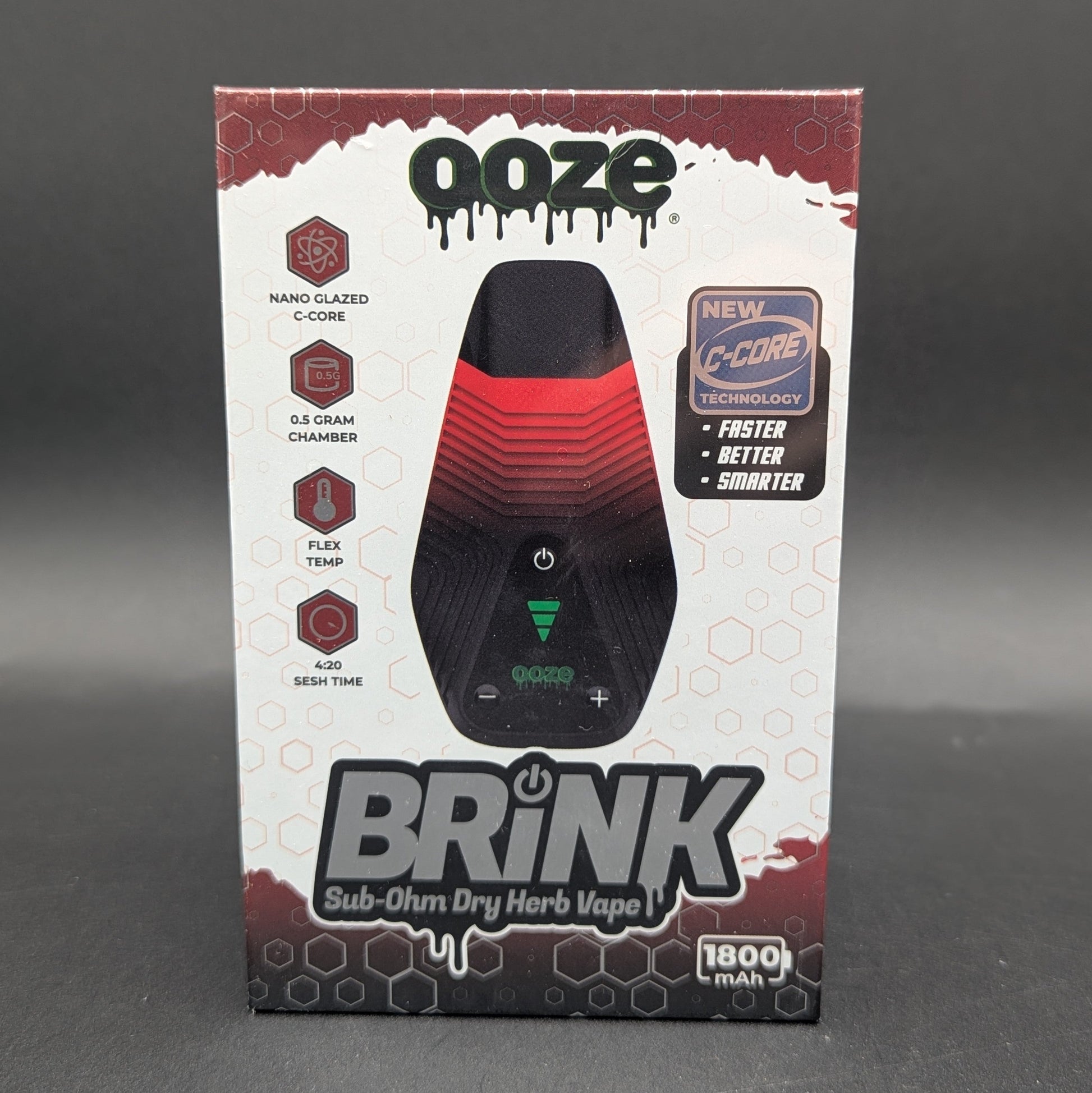 Ooze Brink Dry Herb Vaporizer – 1800 mAh C-Core-Avernic Smoke Shop