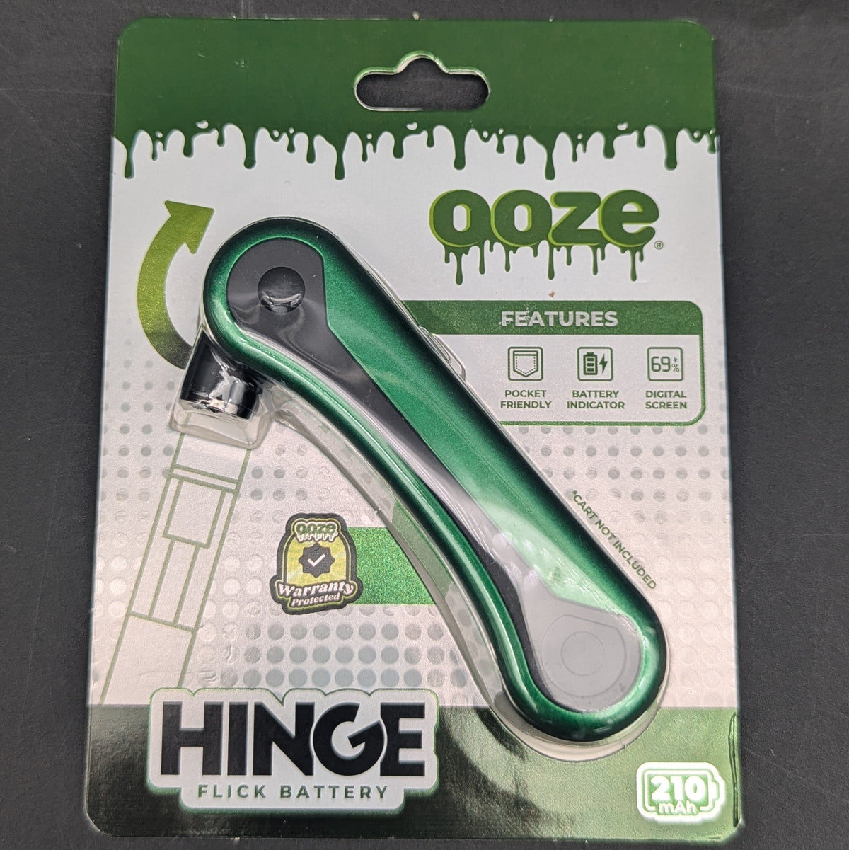 Ooze Hinge – 210 mAh Flick Battery-Avernic Smoke Shop