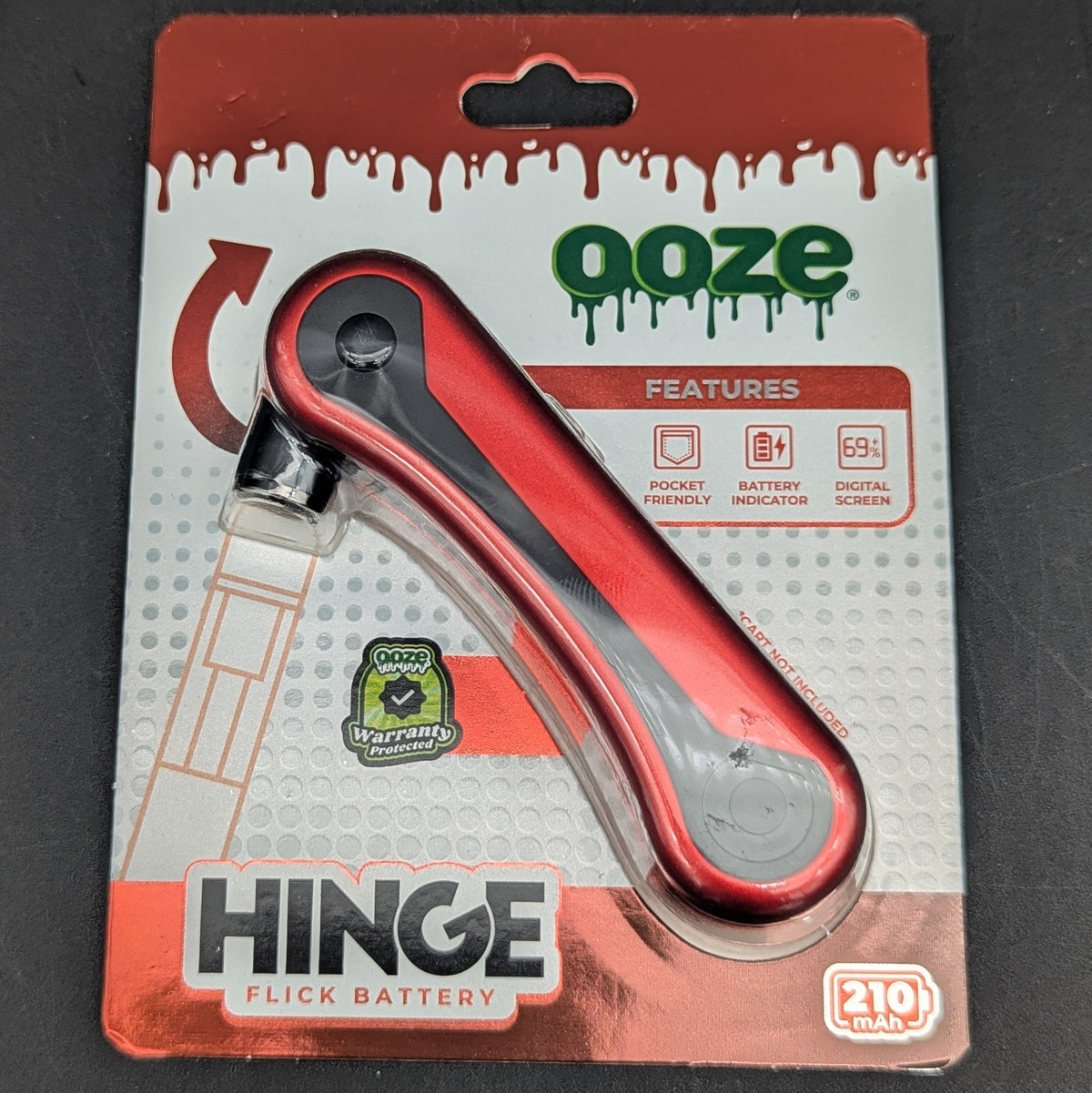 Ooze Hinge – 210 mAh Flick Battery-Avernic Smoke Shop