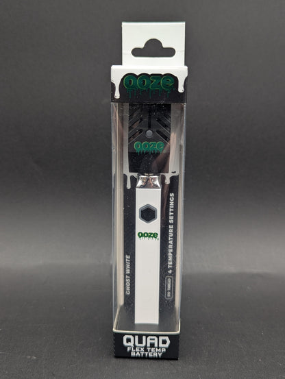 Ooze Quad Flex Temp Square Vape Pen 510 Battery w/ Charger | 500mAh-Avernic Smoke Shop
