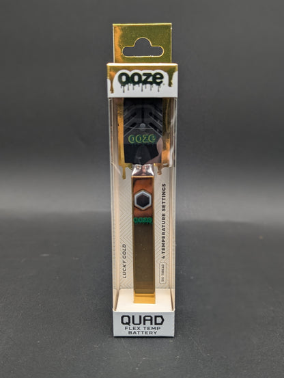 Ooze Quad Flex Temp Square Vape Pen 510 Battery w/ Charger | 500mAh-Avernic Smoke Shop