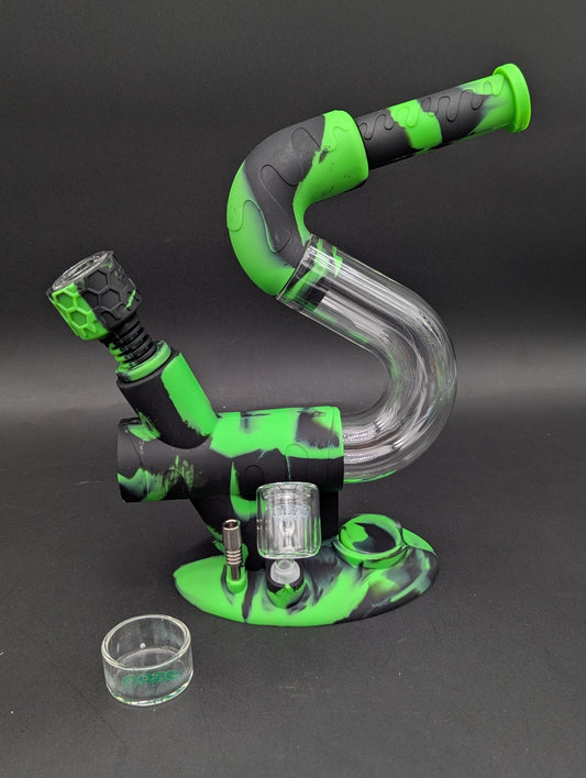 Ooze Swerve Silicone Water Pipe-Avernic Smoke Shop