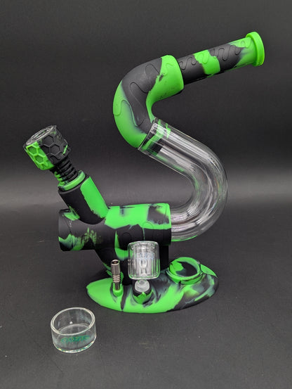 Ooze Swerve Silicone Water Pipe-Avernic Smoke Shop