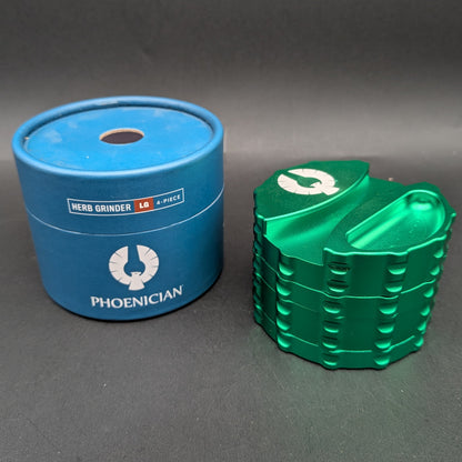 Phoenician Large 4 Piece Grinder with Paper Holder