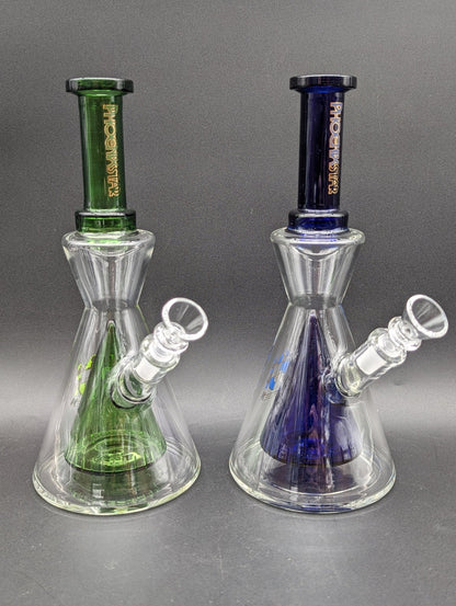 Phoenix 10" Hourglass Showerhead Bong - Meech Madness Smoke Shop