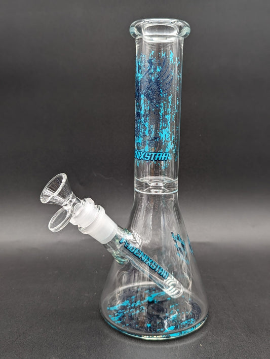 Phoenix 10" Wing Skull Beaker Bong - Meech Madness Smoke Shop