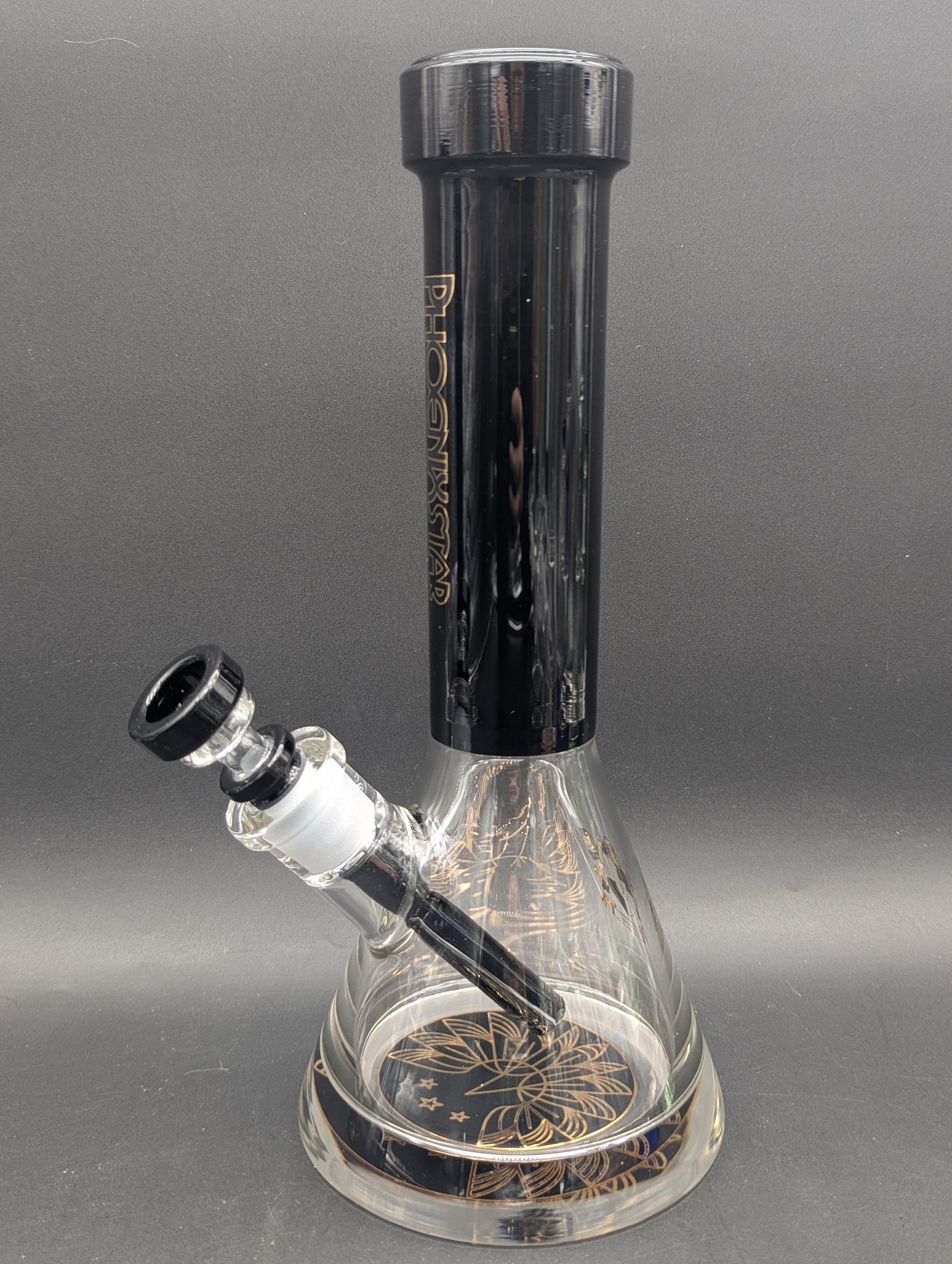 Phoenix 12" 9mm Thick Color Neck Beaker-Avernic Smoke Shop