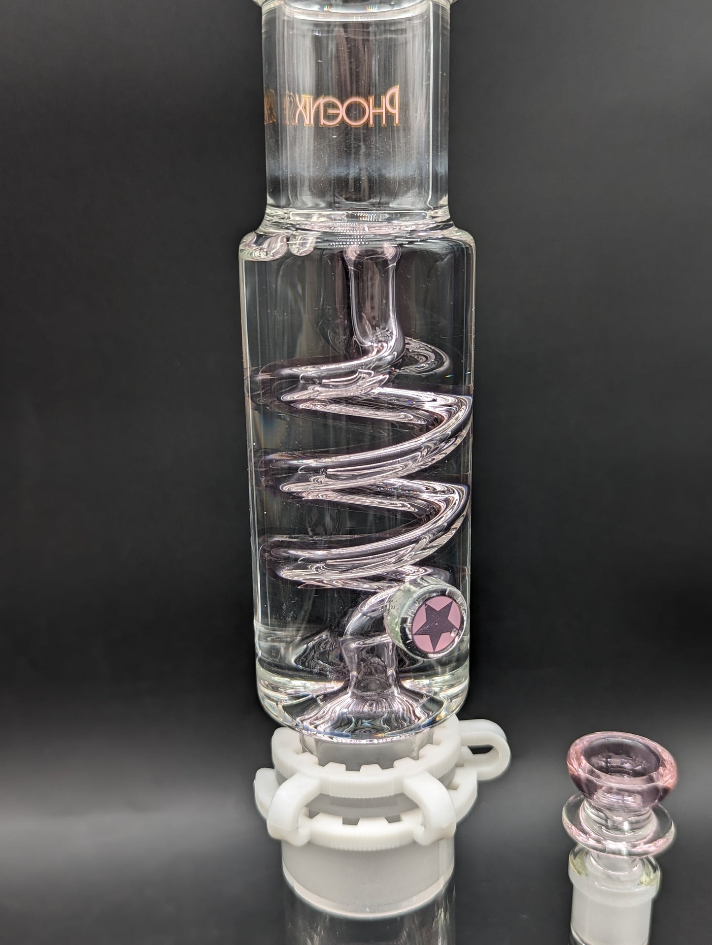 Phoenix 14" Glycerin Coil Bong w/ Inline Perc